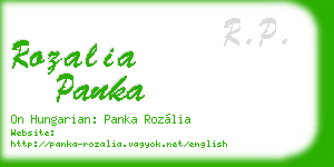 rozalia panka business card